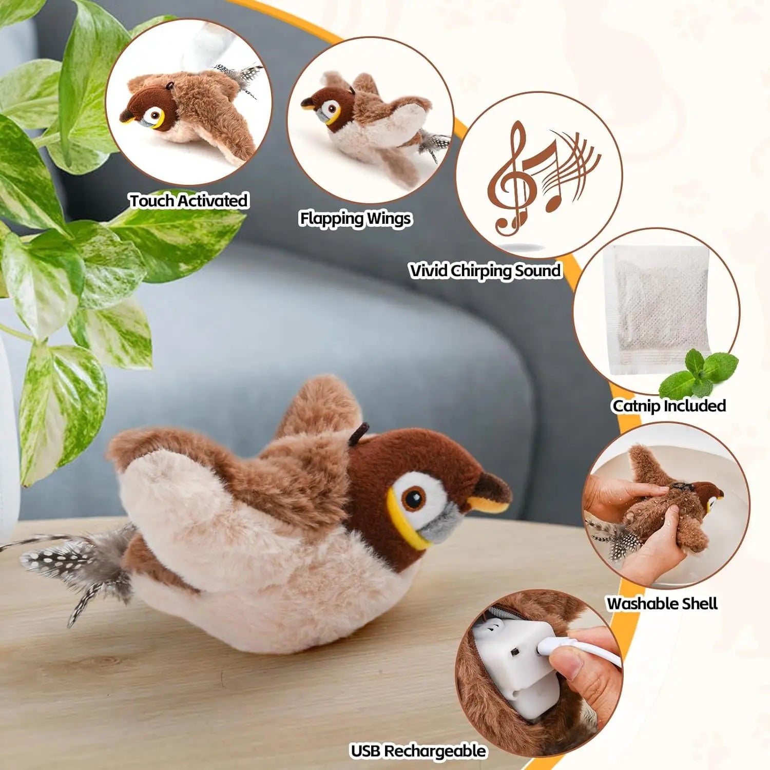 Chirping Bird Toy