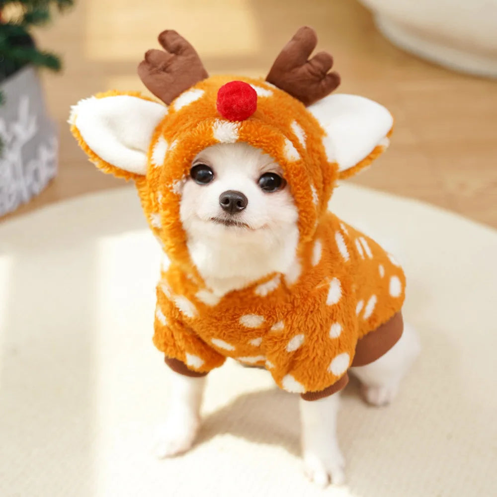 Christmas Rudolph Reindeer Pet Costume