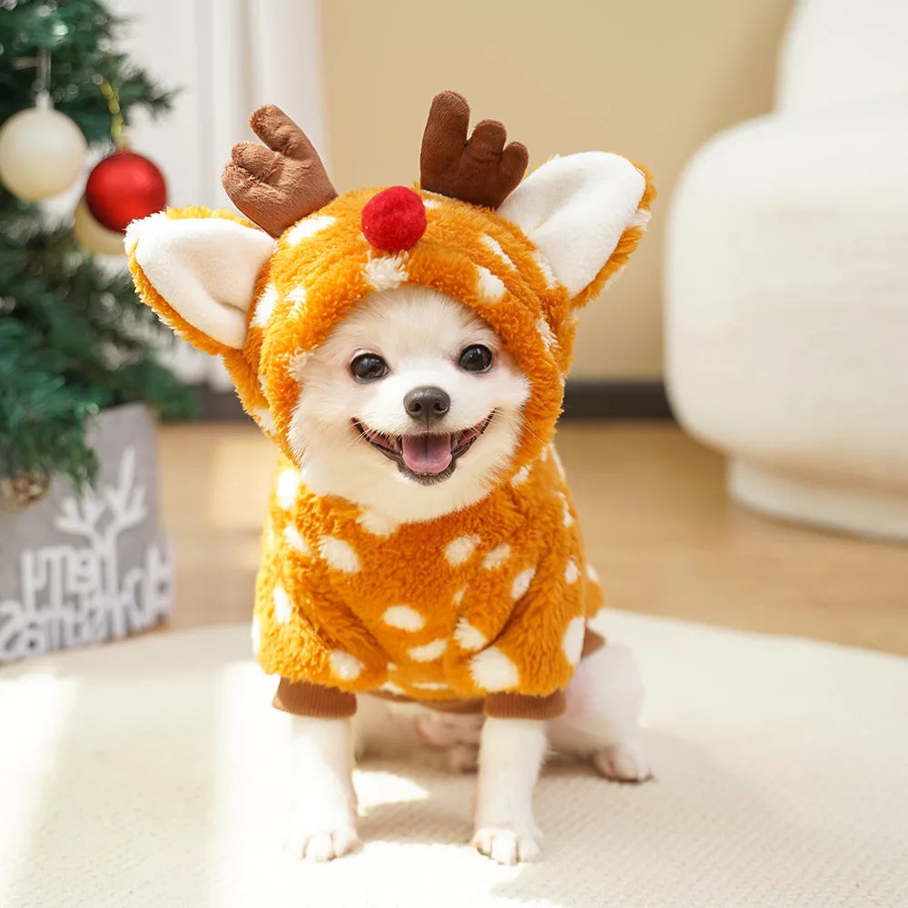 Christmas Rudolph Reindeer Pet Costume